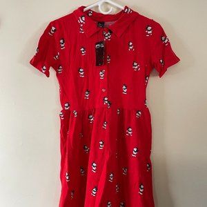 NWT - Cakeworthy Mickey Dress - Red - L